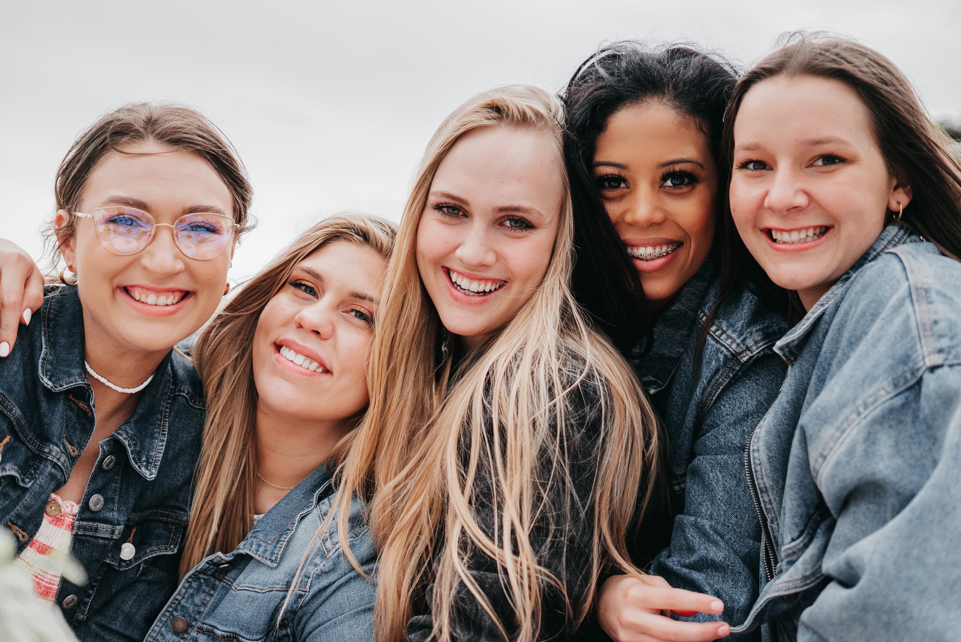 Ladies smiling